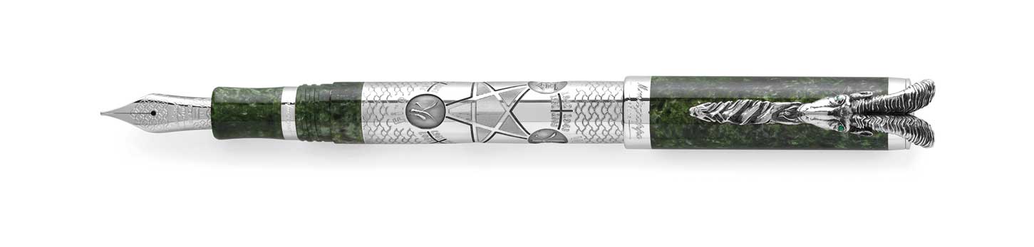 Montegrappa Goat 2015 Fountain Pen, Silver